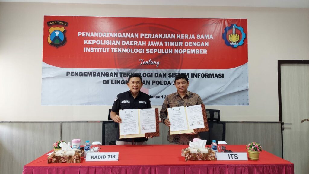 Perjanjian Kerjasama ITS dan Kepolisian Daerah Jawa Timur