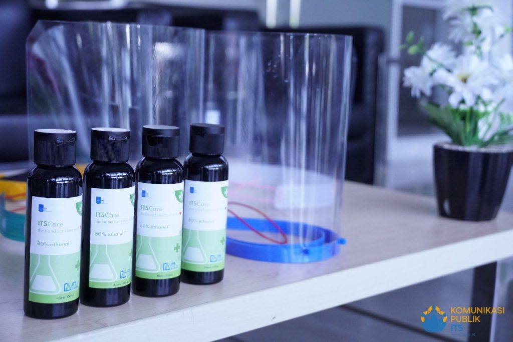 ITS Produksi Hand Sanitizer dan Suplai ke Fasyankes