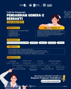 Call for Proposals Pengabdian Genera-Z Berbakti
