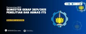 Pemenuhan BKD Semester Genap 2024/2025 Penelitian dan Abmas ITS