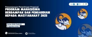 Program Mahasiswa Berdampak dan Pengabdian kepada Masyarakat Tahun Anggaran 2025