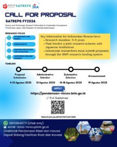 Open Call SATREPS FY 2026