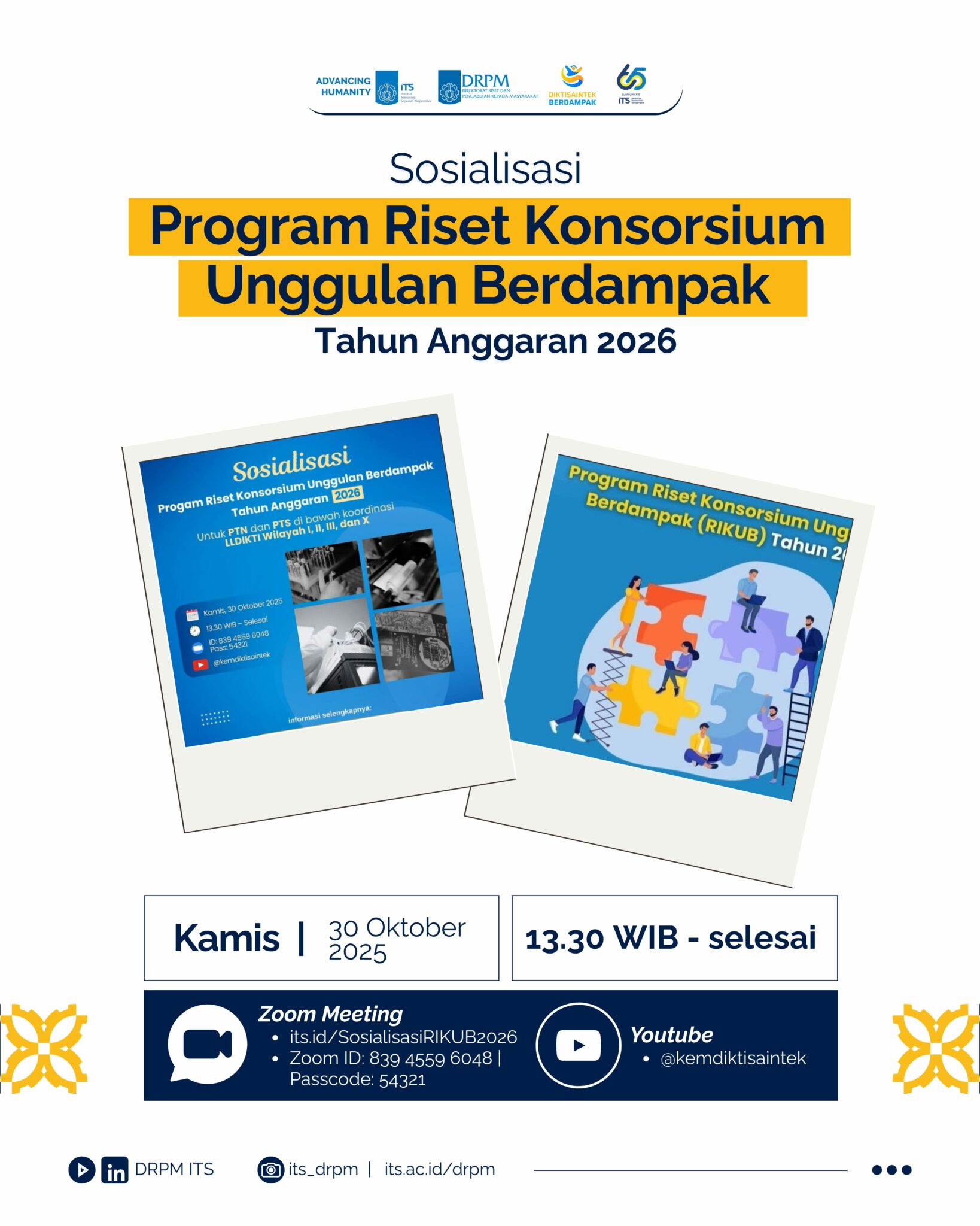Sosialisasi Riset Konsorsium Unggulan Berdampak (RIKUB) 2026 ...