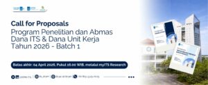 Penerimaan Proposal Program Penelitian Abmas Dana ITS dan Unit Kerja Tahun 2026 Batch 1