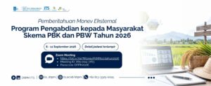 Pemberitahuan Pelaksanaan Monitoring dan Evaluasi Eksternal Program Pengabdian kepada Masyarakat Skema PBK dan PBW Tahun 2026