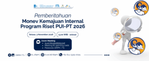 Pemberitahuan Monev Kemajuan Internal Program Riset PUI-PT 2026