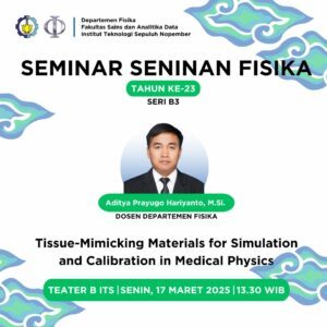 Aditya Prayugo Hariyanto dosen Departemen Fisika FSAD IITS Surabaya seminar seninan