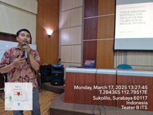 aditya prayyugo hariyanto seminar seninan dosen Departemen Fisika FSAD ITS Surabaya