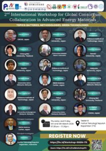 Workshop Internasional kolaborasi global konsorsium untuk Material Advanced