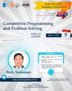 Webinar Series, “Competitive Programming and Problem Solving”