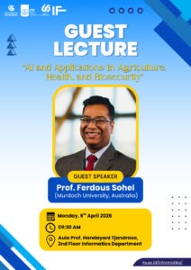 Guest Lecture: AI and Application in Agriculture, Health, and Biosecurity