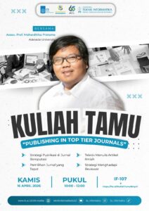 Kuliah Tamu: Publishing in Top Tier Journals