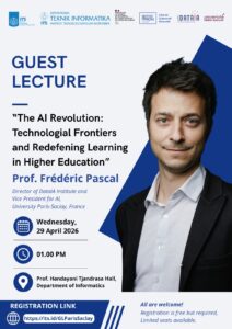 Guest Lecture: Prof. Frederic Pascal