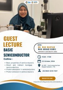 GUEST LECTURE “BASIC SEMICONDUCTOR”