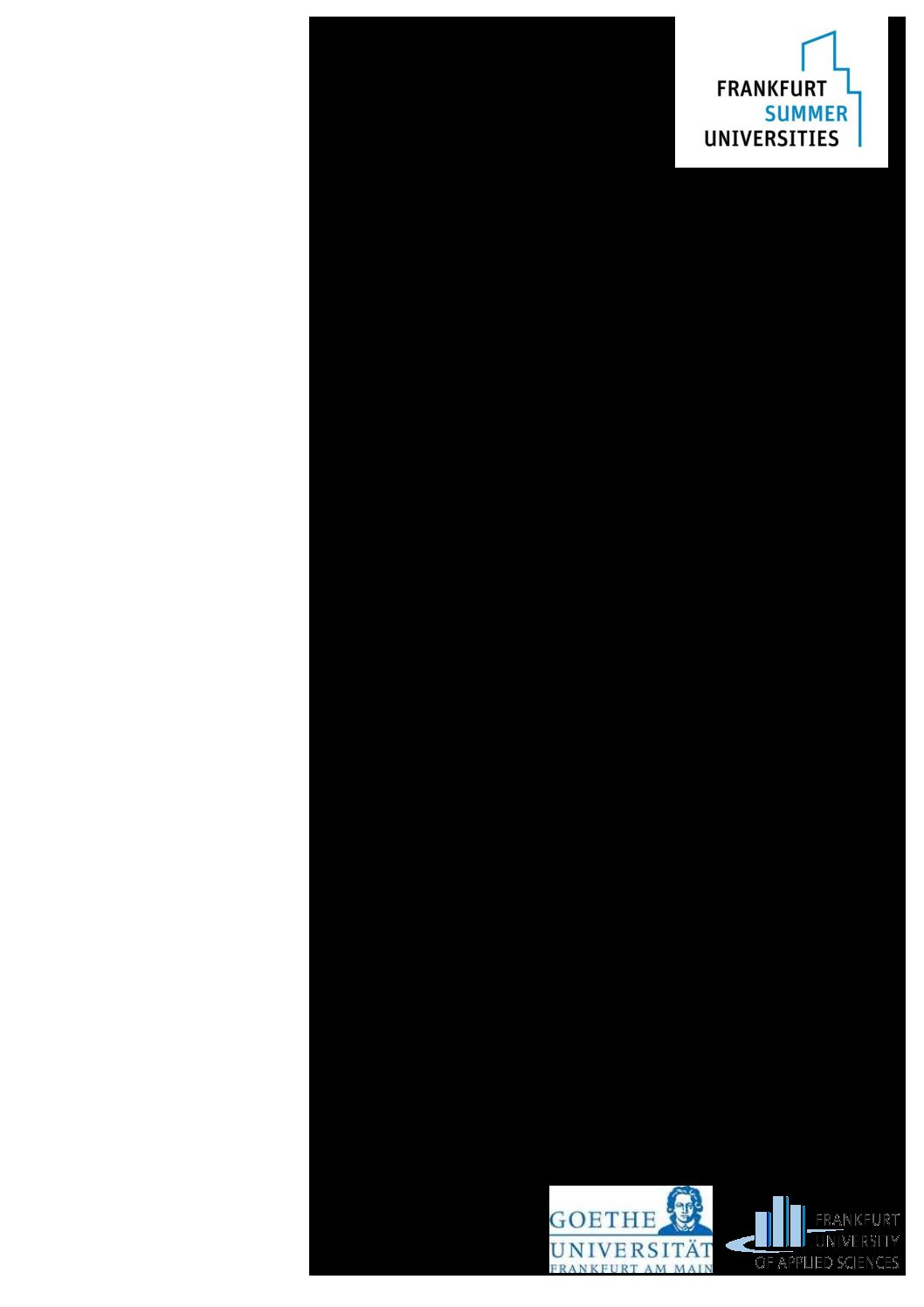 Course Outline Hessen ISU Frankfurt 2021 ITS Global Engagement