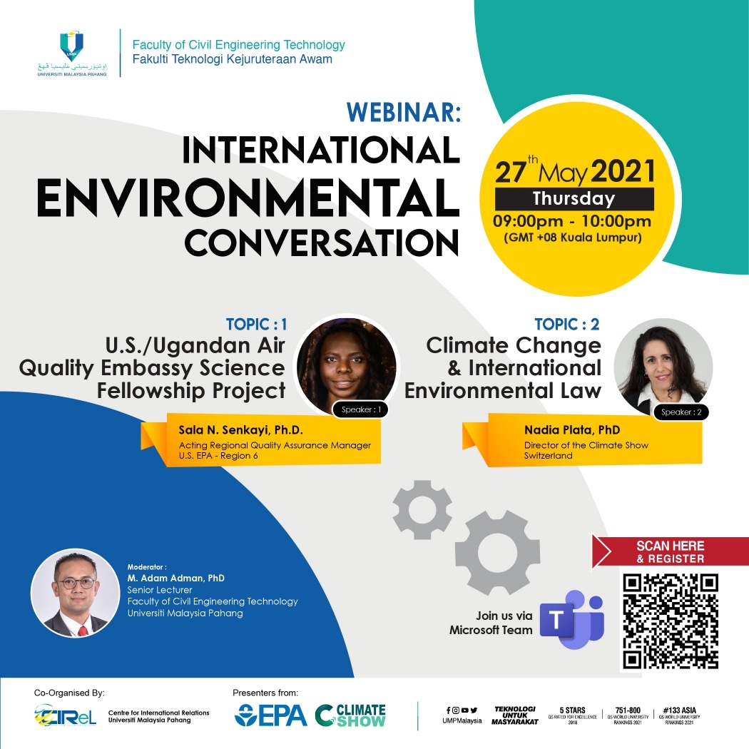 FREE WEBINAR International Environmental Conversation 2021 ITS