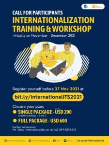 Internationalization Training & Workshop – Pelatihan Penguatan Kantor Urusan Internasional (PPKUI)