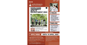 Khon Kaen University Active Recruitment via Online for the Academic Year 2022