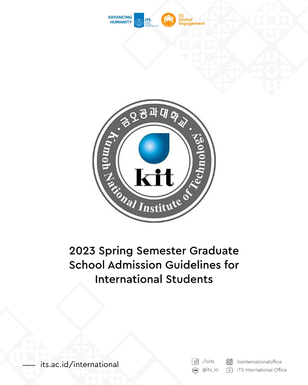 2023-spring-semester-graduate-school-admission-guidelines-for-international-students-its