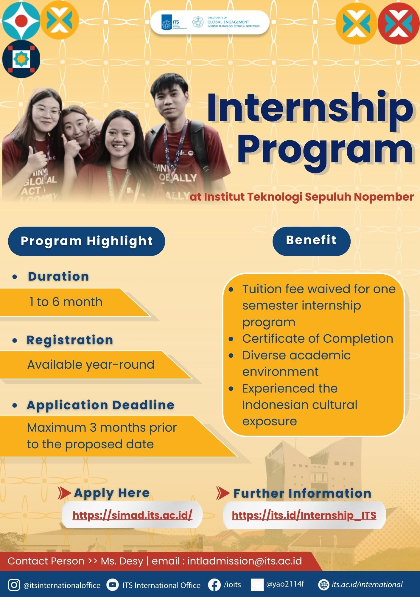 Strive Internship Programme Student Internship Program - ITS Global Engagement