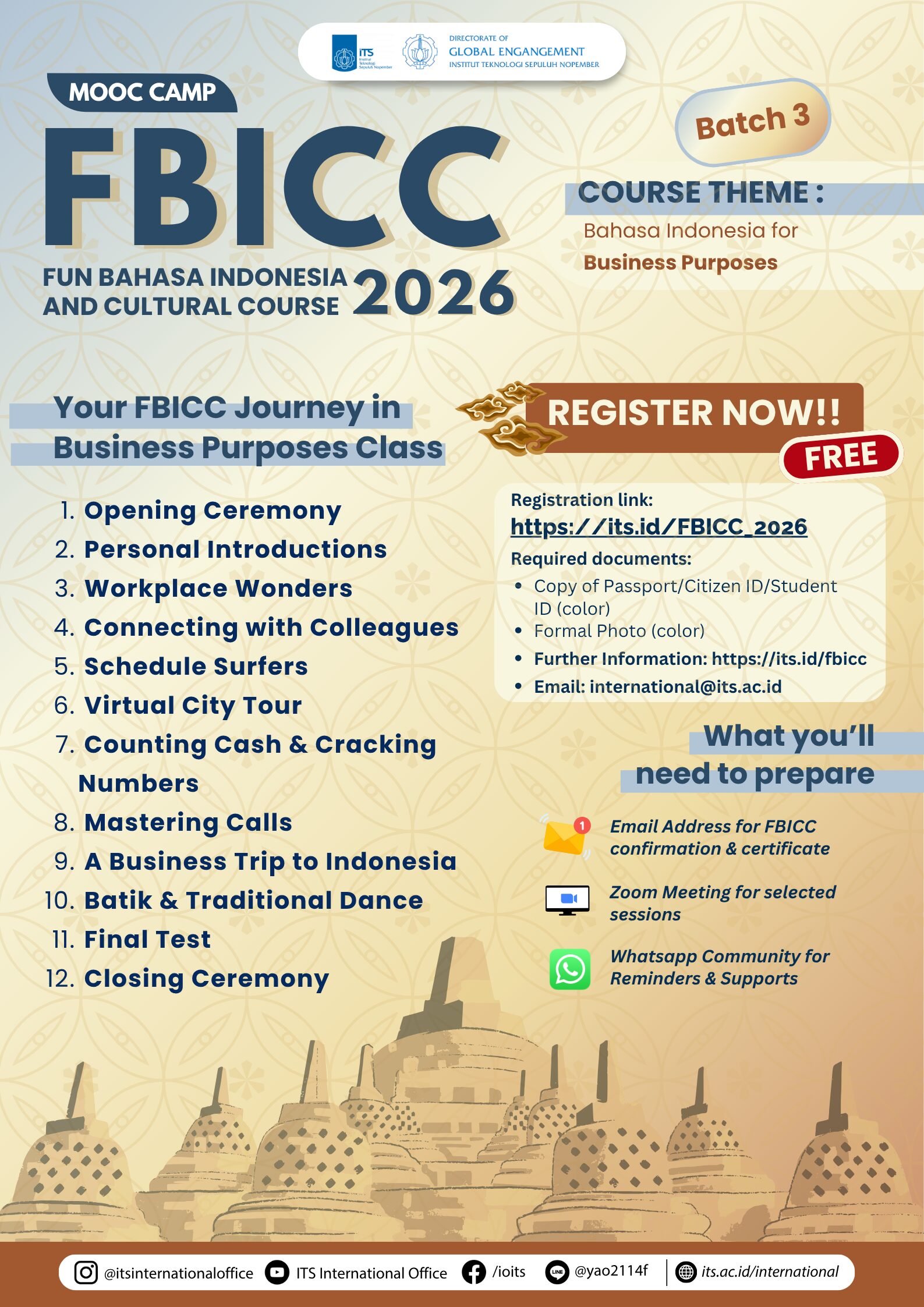 FBICC 2026 - Batch 3