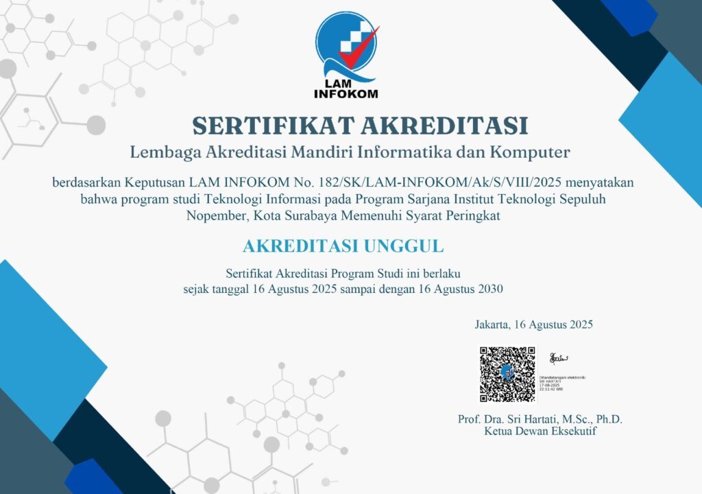 Sertifikat Akreditasi LAM INFOKOM