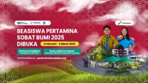 Beasiswa Sobat Bumi 2025 Telah Dibuka!