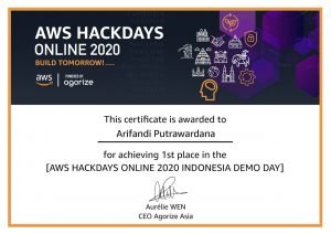 AWS HACKDAYS ONLINE 2020 ITS Computer Engineering