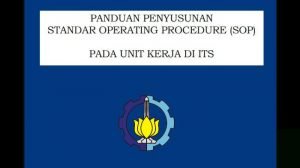 sop-1 Teknik Komputer ITS