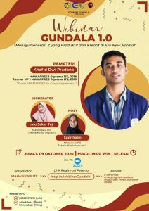 Webinar Gundala 1 Teknik Komputer ITS