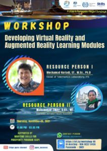Workshop Developing Viritual Reality Teknik Komputer ITS