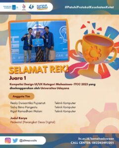 Kompetisi Design UI Teknik Komputer ITS