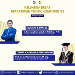 Pelantikan Rektor ITS 2024-2029 Teknik Komputer ITS