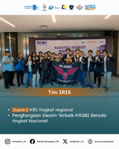 Achievement poster Tim IRIS KRSBI Computer Engineering ITS