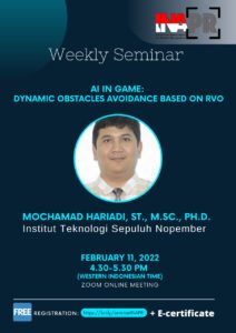 Weekly Seminar Mochamad Hariadi, ST., M.Sc., PH.D. Computer Engineering ITS