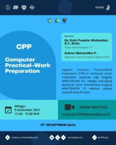 CPP - Computer Practicial-Work Preparation Teknik Komputer ITS