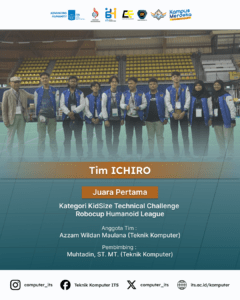 Tim ICHIRO Juara Pertama Teknik Komputer ITS