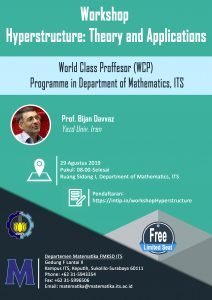 Workshop Hyperstructure: Theory and Applications