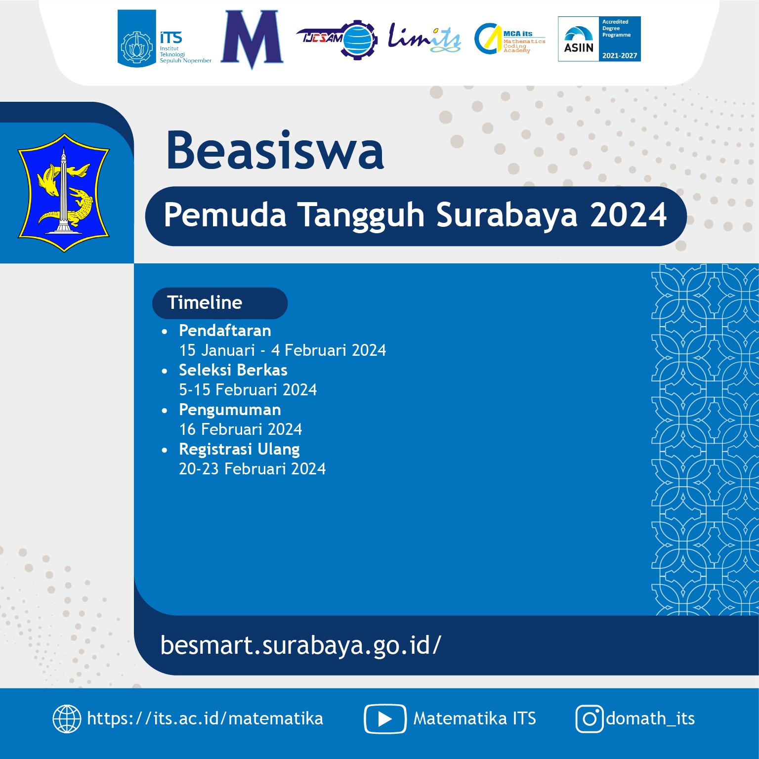 Beasiswa Pemuda Tangguh Surabaya 2024