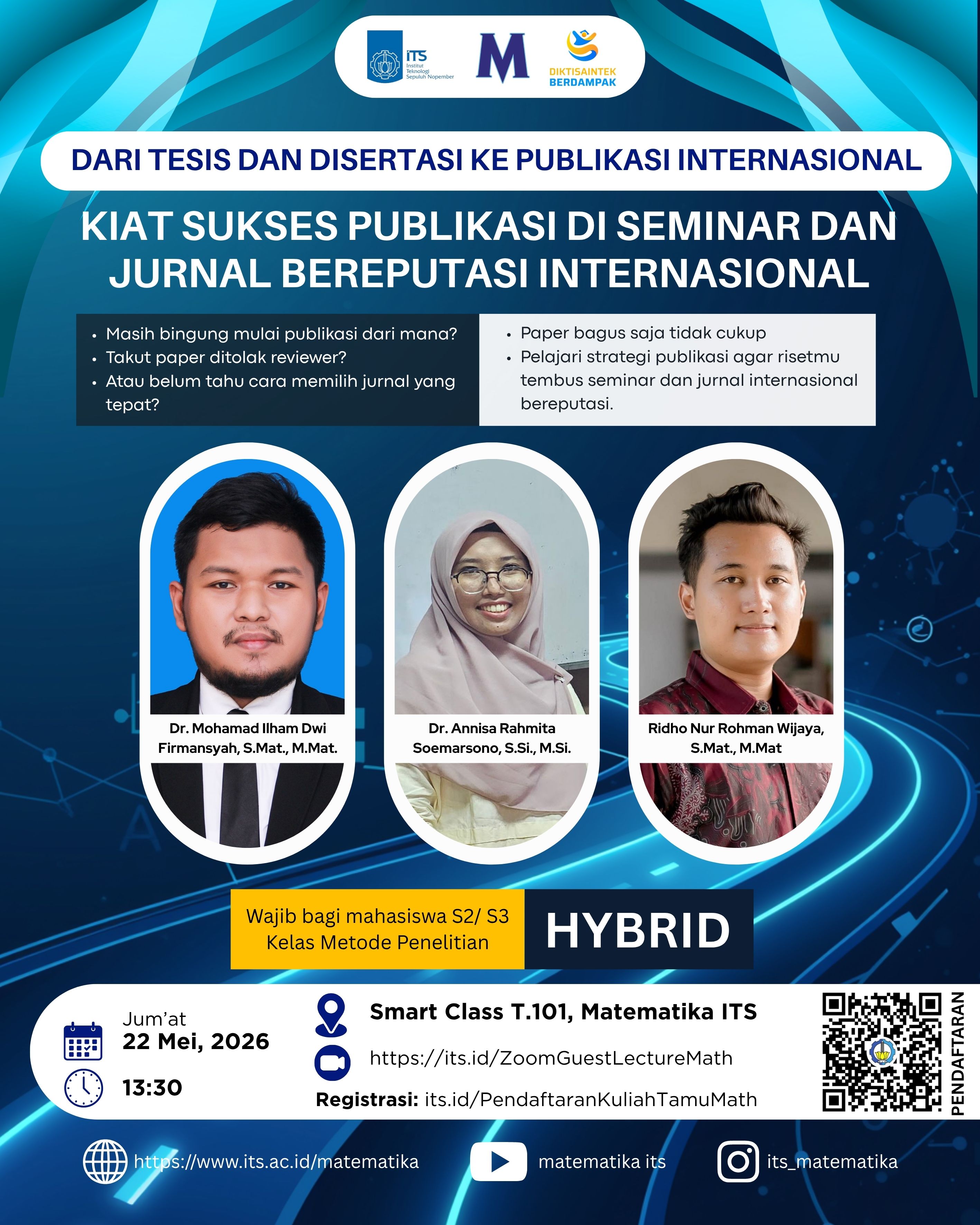 Kiat Sukses Publikasi di Seminar dan Jurnal Bereputasi Internasional