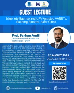 Guest Lecture Edge Intelligence and UAV-Assisted VANETs: Building Smarter, Safer Cities