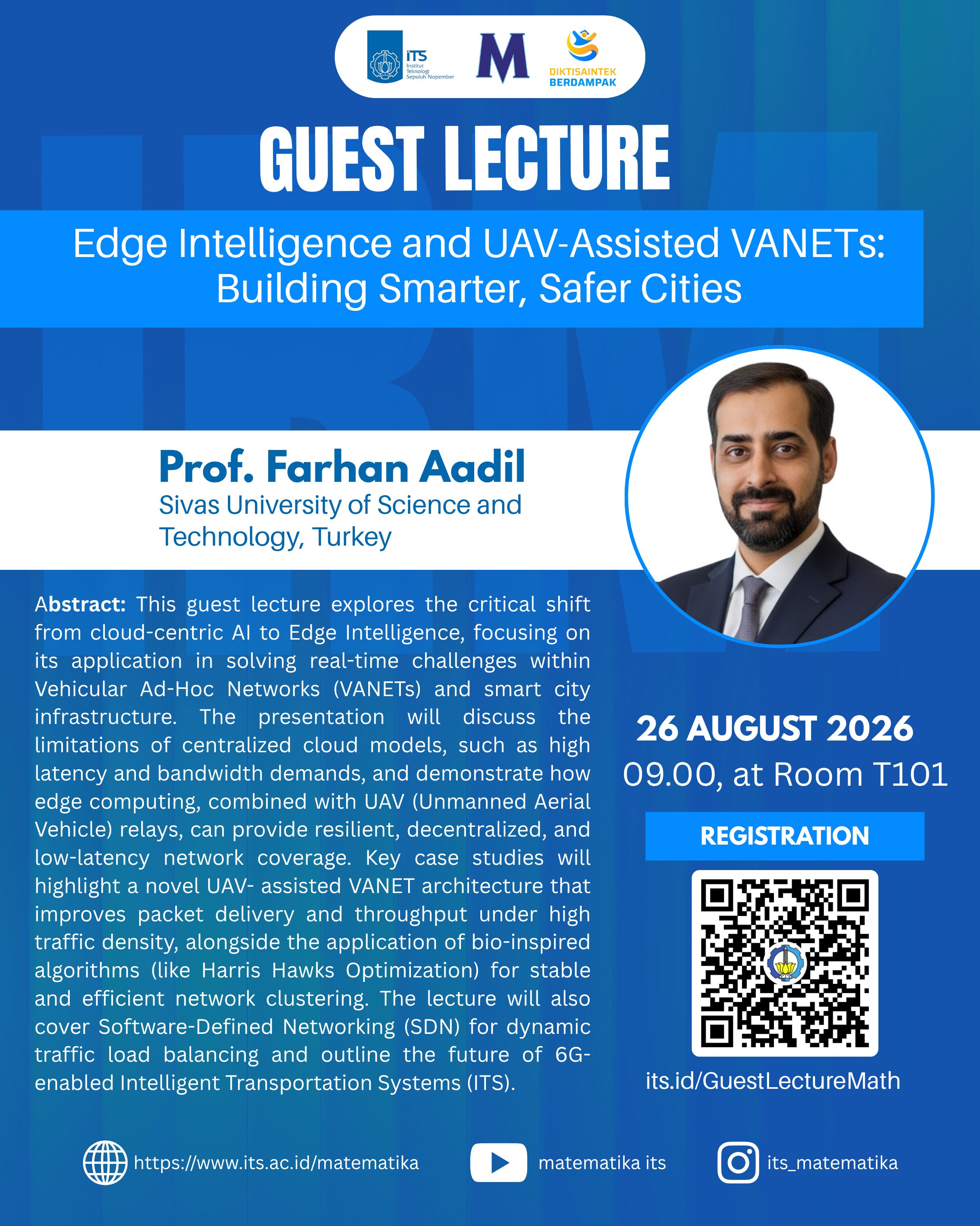Guest Lecture Edge Intelligence and UAV-Assisted VANETs Building Smarter, Safer Cities