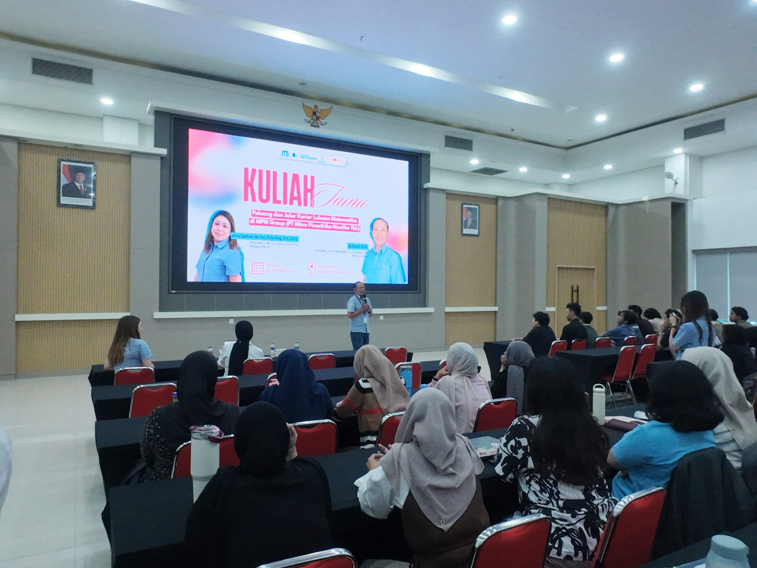 Buka Peluang Karier Sektor Otomotif dan Konsumen, Departemen Matematika ITS Gelar Kuliah Tamu Bersama MPM Group