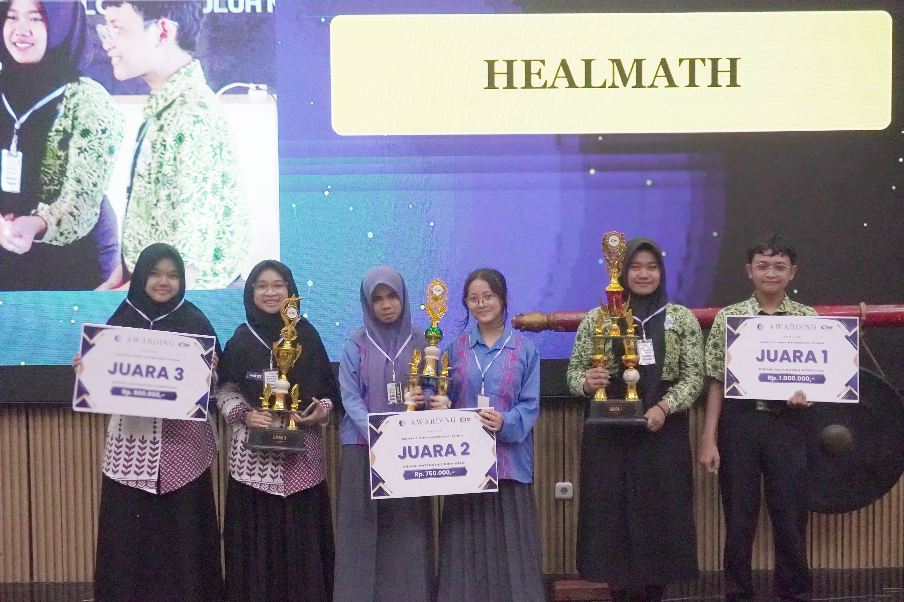 Departemen Matematika ITS Sukses Gelar Kompetisi Riset Matematika (KRM) 2026 Tingkat SMA Sederajat
