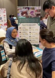 ITS Business Management Socializes International Undergraduate Program (IUP) at IUP EduFair 2024 in Jakarta