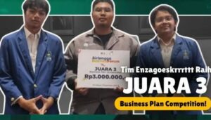 ITS MB Students Win 3rd Place Through Warteg Financial Forecasting