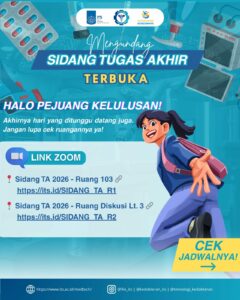 Sidang Tugas Akhir Mahasiswa Tekdok 2022