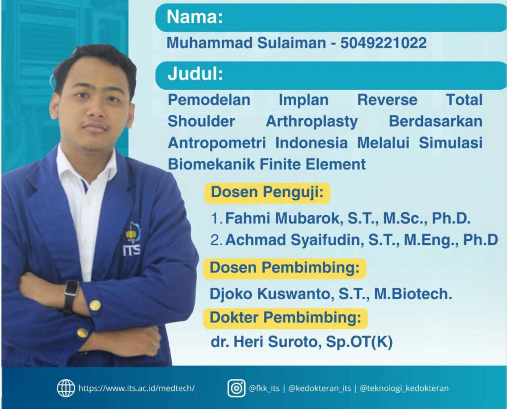 Suasana Sidang Tugas Akhir Teknologi Kedokteran ITS perdana