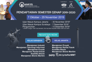 Pendaftaran Mahasiswa Baru MMT-ITS Semester Genap 2019-2020