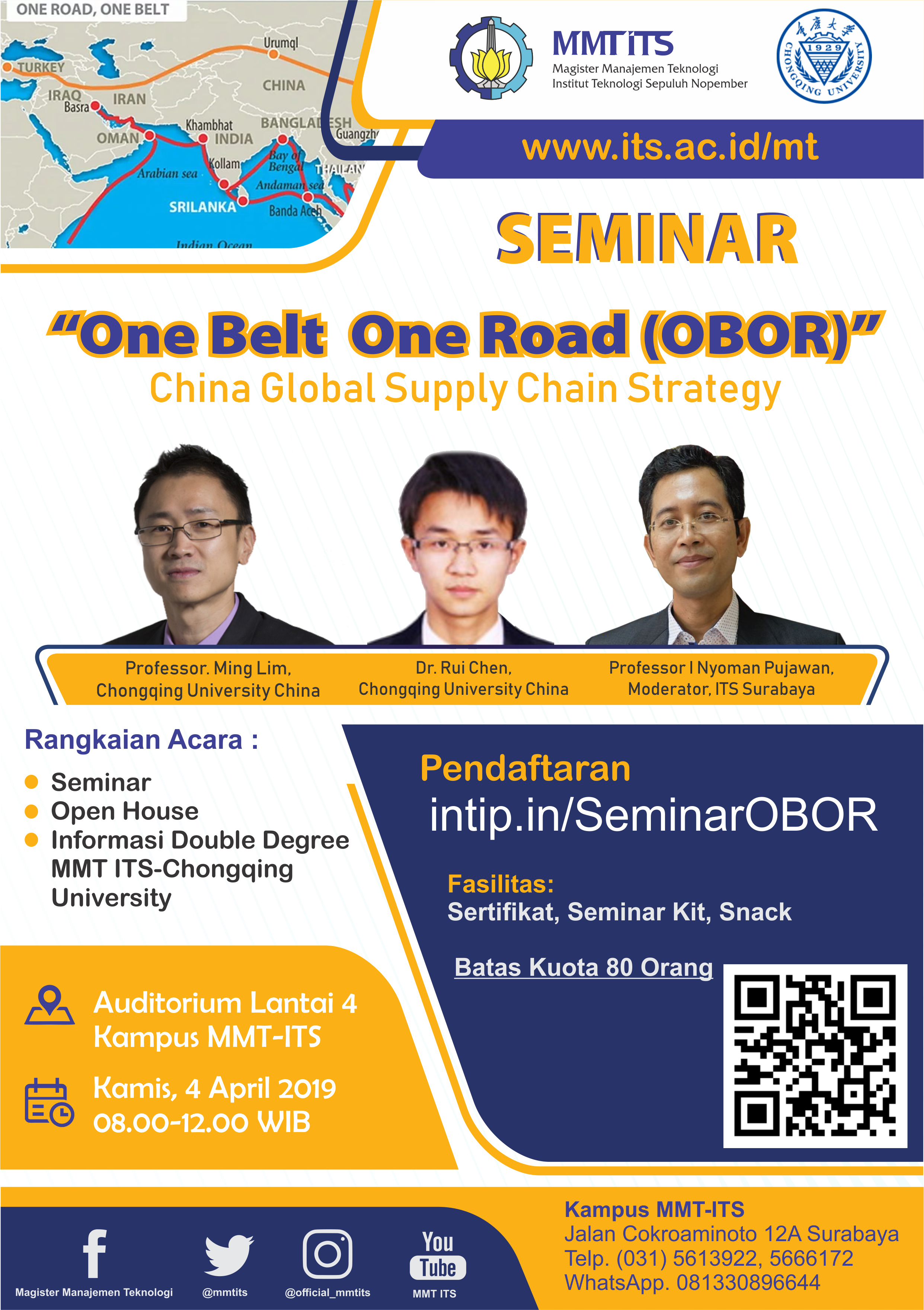 Seminar One Belt One Road OBOR China Global Supply 